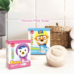 Xà bông tắm trẻ em Pororo hương trái cây Hàn Quốc 100g - Làm sạch, trắng sáng da trẻ em