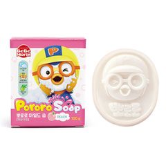 Xà bông tắm trẻ em Pororo hương trái cây Hàn Quốc 100g - Làm sạch, trắng sáng da trẻ em