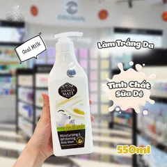 Sữa Tắm Showermate Goal Milk Moisturising & Whitening Tinh Chất Sữa Dê Làm Trắng & Dưỡng Ẩm Da 550ml
