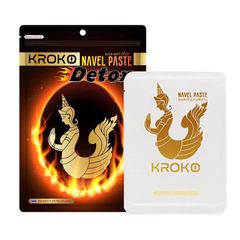 Miếng dán tan mỡ bụng Kroko Navel Paste Detox Thái Lan Túi 5 miếng