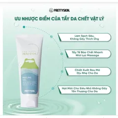 Tẩy Da Chết Chiết Xuất Rau Má Pretty Skin Jeju Cica Peeling Gel 150ml