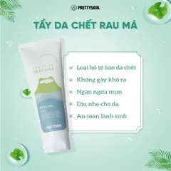 Tẩy Da Chết Chiết Xuất Rau Má Pretty Skin Jeju Cica Peeling Gel 150ml