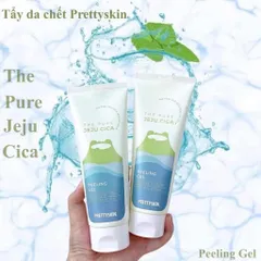 Tẩy Da Chết Chiết Xuất Rau Má Pretty Skin Jeju Cica Peeling Gel 150ml