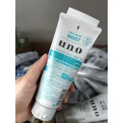 [Nội Địa Nhật Bản] Sữa rửa mặt nam tạo bọt Sạch nhờn cho da dầu UNO Whip Wash Nhật Bản 130g
