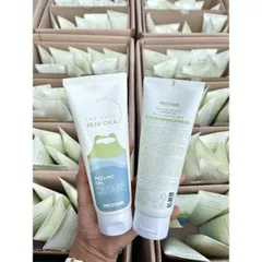 Tẩy Da Chết Chiết Xuất Rau Má Pretty Skin Jeju Cica Peeling Gel 150ml