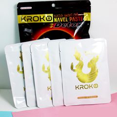 Miếng dán tan mỡ bụng Kroko Navel Paste Detox Thái Lan Túi 5 miếng