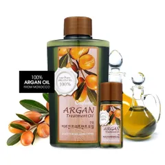 Tinh dầu dưỡng tóc thảo dược Argan Confume Argan Treatment Oil 120ml tặng kèm thêm 25ml chai nhỏ
