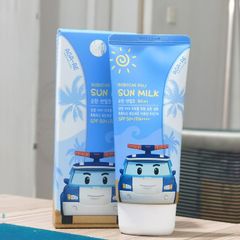 Kem chống nắng chuyên biệt cho trẻ POLI Sun Milk SPF50+ an toàn, dịu nhẹ cho da Hàn Quốc 80ml
