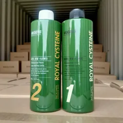Uốn Thảo Dược Dạng Gel, Uốn (Lạnh,Nguội) Sát Chân Tóc Xoăn Chắc Và Bền Mugens Royal Cystene