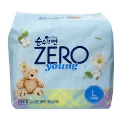 Băng vệ sinh Hàn Quốc KLEANNARA ZERO YOUNG có cánh siêu mềm mại, không mùi, siêu thấm hút nhiều size