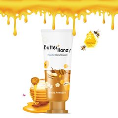 Kem tay Butter Honey Hands Cream nuôi dưỡng khắc phục làn da khô, thô ráp Hàn Quốc 60g