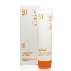 Kem chống nắng thảo dược, kem lót đa năng Welcos Herietta UV System Perfect Multi Sun Cream