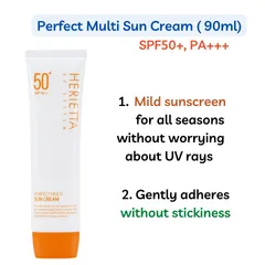Kem chống nắng thảo dược, kem lót đa năng Welcos Herietta UV System Perfect Multi Sun Cream
