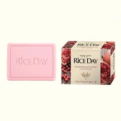 Xà bông tắm hương sen Rice Day Soap giúp cải thiện tình trạng mụn hiệu quả Hàn Quốc 100g