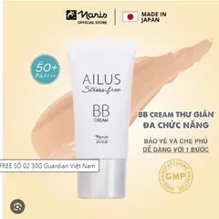 Kem nền trang điểm đa chức năng BB Cream Naris Ailus Stress Free 30g - che khuyết điểm, kiềm dầu