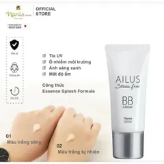 Kem nền trang điểm đa chức năng BB Cream Naris Ailus Stress Free 30g - che khuyết điểm, kiềm dầu