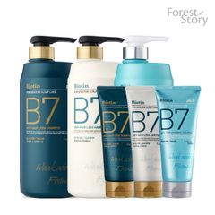 Dầu gội xả Biotin B7 Welcos Forest Hair Loss Shampoo sạch gàu, giảm ngứa Hàn Quốc