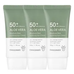 Kem chống nắng Lô hôi dịu da, kiềm dầu Kwailnara Aloe Vera Sun Cream SPF50+ Hàn Quốc 50g