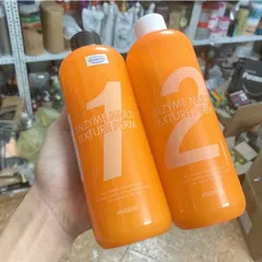 [Tóc thường và tóc yếu] Uốn nóng, uốn lạnh đa năng Mugens Enzyme Multi Texture Hàn Quốc 2x500ml