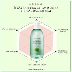 Sữa tắm tinh chất rau má dưỡng da giảm mụn lưng Welcos Around Me Hàn Quốc 500ml