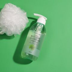 Sữa tắm tinh chất rau má dưỡng da giảm mụn lưng Welcos Around Me Hàn Quốc 500ml