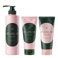 Dầu gội xả thảo dược Argan Around Me Shampoo phục hồi tóc khô xơ, gãy rụng, kích thích mọc tóc 500ml