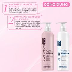 Sữa dưỡng thể trắng da, dưỡng ẩm, nâng tone PrettySkin Glutathione Body Lotion Hàn Quốc 250ml