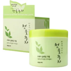 Kem tẩy trang trà xanh Welcos Green Tea Fresh Cleansing Cream sạch sâu, duy trì độ ẩm Hàn Quốc 300g