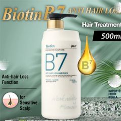 Dầu gội xả giảm gàu, ngăn rụng tóc Biotin B7 Anti Hair Loss Shampoo cân bằng độ PH 5.5 Hàn Quốc