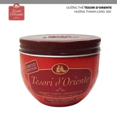 Kem dưỡng thể hương nước hoa Thanh Long Tesori d'Oriente Italy 300gr