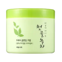 Kem tẩy trang thảo dược trà xanh Welcos Green Tea Cleansing Cream Hàn Quốc 300g