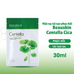 Hộp 5 mặt nạ rau má Beauskin Cica Centella giúp phục hồi, tái tạo, giảm mụn 30mlx5 Hàn Quốc