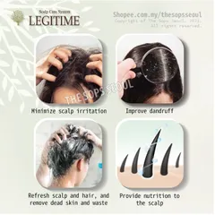 Dầu gội thảo dược ngăn rụng tóc, kích thích mọc tóc Legitime Deep Shampoo Hàn Quốc 300g