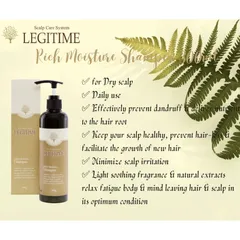 Dầu gội thảo dược ngăn rụng tóc, kích thích mọc tóc Legitime Deep Shampoo Hàn Quốc 300g