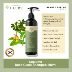 Dầu gội thảo dược ngăn rụng tóc, kích thích mọc tóc Legitime Deep Shampoo Hàn Quốc 300g