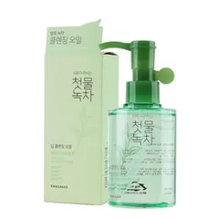 Dầu tẩy trang trà xanh làm sạch bụi bẩn, bã nhờn Welcos Green Tea Deep Cleansing Oil Hàn Quốc 170ml
