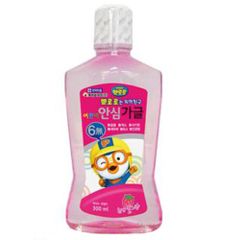 Nước súc miệng trẻ em bảo vệ răng Pororo vị táo Hàn Quốc 300ml - Hàng Chính Hãng