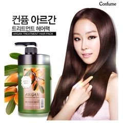 Hấp ủ tóc thảo dược Aragan Confume phục hồi chuyên sâu, siêu mềm mượt Hàn Quốc 1000g