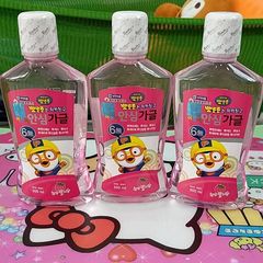 Nước súc miệng trẻ em ngăn ngừa sâu răng Pororo hương dâu Hàn Quốc 300ml - Hàng Chính Hãng