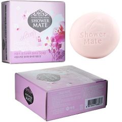 Xà bông tắm Shower Mate chứa nhiều vitamin, nuỗi dưỡng làn da Olive & Green Tea Hàn Quốc 100g