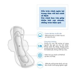 Băng vệ sinh có cánh Soohan 100% Cotton hàng ngày Hàn Quốc