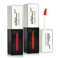 Son xăm siêu lì siêu mịn không trôi Aroma Tattoo Liptint Hàn Quốc 6ml - Hàng chính hãng