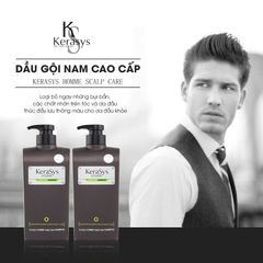 Dầu Gội Nam Chăm Sóc Da Đầu, Giảm Gàu Ngứa Kerasys Homme Salp Care Shampoo Hàn Quốc 550ml