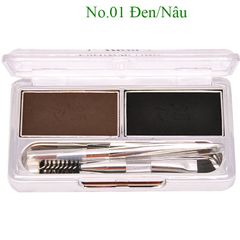 Bột kẻ mày 2 ngăn Mira Eyebrow Cake Hàn Quốc 7g