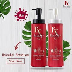 Dầu gội xả thảo dược Kerasys Oriental Premium Hàn Quốc giảm gãy rụng, phục hồi hư tổn 600ml