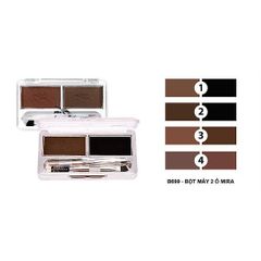 Bột kẻ mày 2 ngăn Mira Eyebrow Cake Hàn Quốc 7g