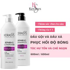 Dầu gội Kerasys Repairing Shampoo tăng cường phục hồi, giảm gãy rụng, phụ hồi độ bóng Hàn Quốc 600ml