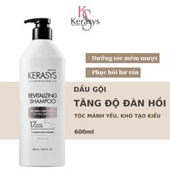 Dầu gội tăng cường độ đàn hồi cho sợi tóc mảnh, yếu, khó tạo kiểu Kerasys Revitalizing Shampoo 600ml