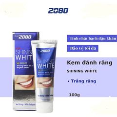 Kem đánh răng tẩy sạch vết ố trên răng 2080 Shining White 3D Effect Hàn Quốc 100g