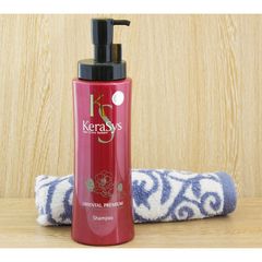 Dầu gội thảo dược hạt trà giảm gãy rụng, kích thích mọc tóc Kerasys Oriental Premium 600ml